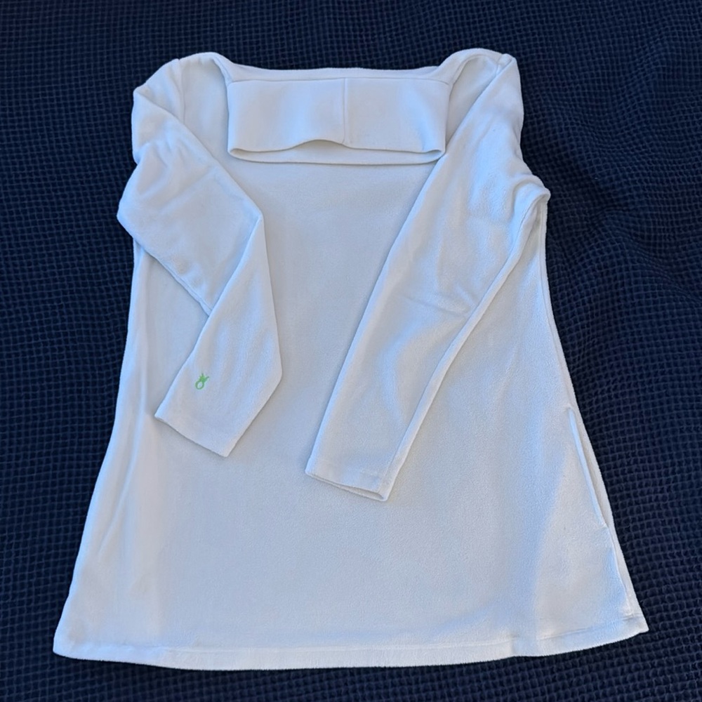Dudley Stephens Cobble Hill Ivory Turtleneck fleece - like new